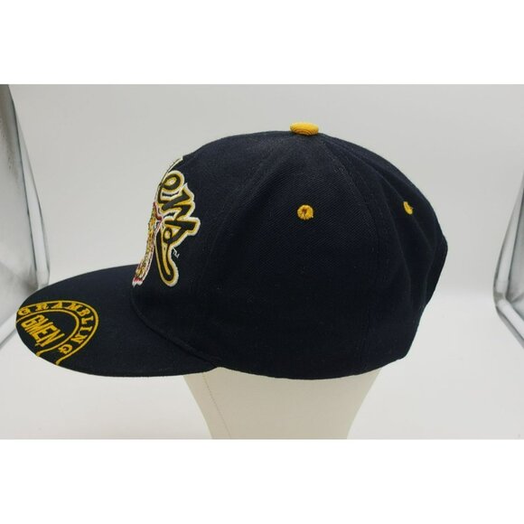 Grambling State Tigers Snapback Hat Cap Black Yellow Embroidered GMEN BigBoy - Picture 3 of 11